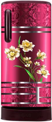 sudrashya 121.92 cm FRIDGE STICKER SINGLE DOOR PRINTED IN HD QUALITY Self Adhesive Sticker