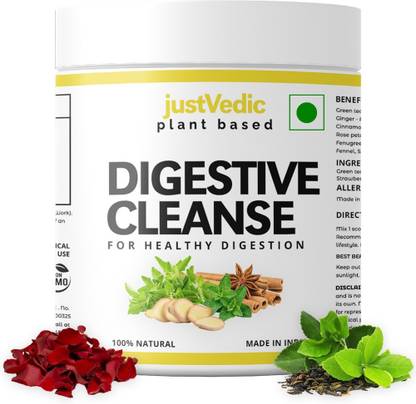 justvedic Digestive Cleanse Drink Mix - To help reduce Constipation, Bloating & Gas