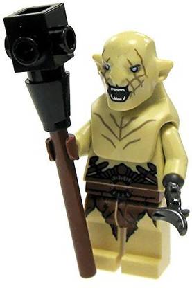 LEGO Hobbit and Lord of the Rings Minifigure Azog Open Mouth with Club