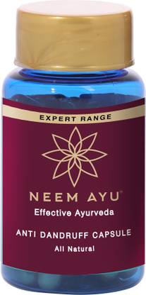 Neem Ayu Ayurvedic Anti Dandruff Capsules for Dandruff-free hair & Dry Scalp