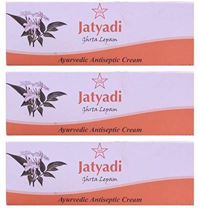 skm Jatyadi Ghrta Lepam Ayurvedic Antiseptic Cream (Pack of 3)