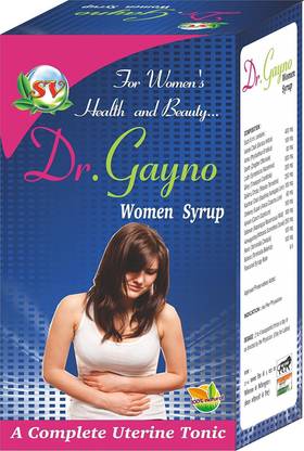 S. V. Pharmaceuticals Dr Gayno Ayurvedic Syrup Immunity Booster for Women's 300 Ml + 20 Capsule combo