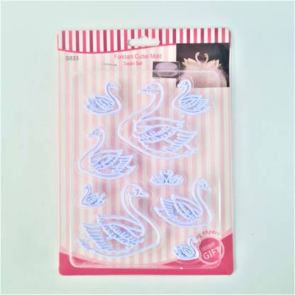 BakeGuru Swan Shape | Swan Theme Fondant & Cookie Cutter