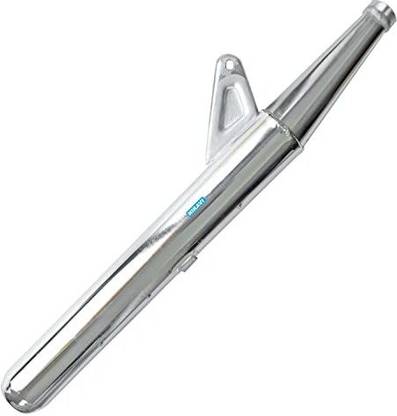 nikavi SLCP21 Silencer Compatible for Yamaha RX 100 (Chrome) Yamaha RX 100 Slip-on Exhaust System