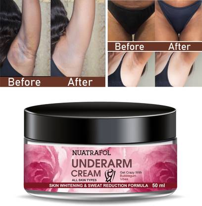 NUATRAFOL Rose Underarm Whitening Cream 100% Guaranteed Man And Woman’s -50gm