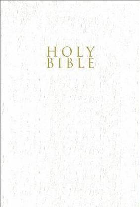 NIV, Gift and Award Bible, Leather-Look, White, Red Letter, Comfort Print