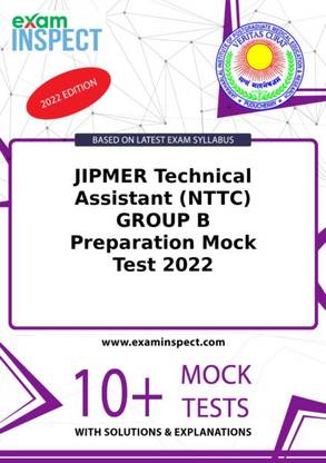 JIPMER Technical Assistant (NTTC) GROUP B Preparation Mock Test 2022