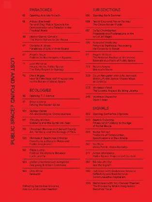 Public Space? Lost and Found