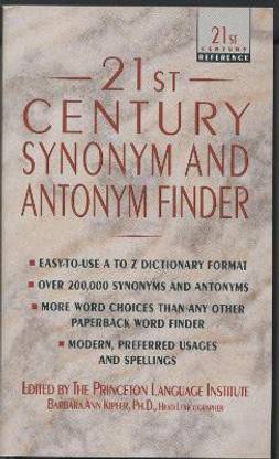 21st Century Synonym and Antonym Finder