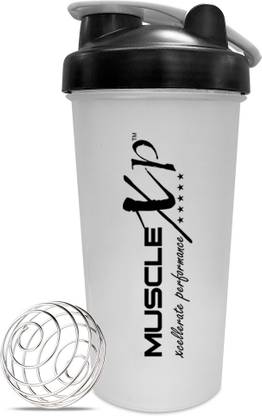 MuscleXP Gym, Perfect For Gym|BPA-Free, For BCAA, Protein Mixer & Whisk Ball 600 ml Shaker