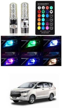 FKOK Car Parking Bulb with IR Remote For Innova Parking Light Car LED for Toyota (12 V, 24 W)