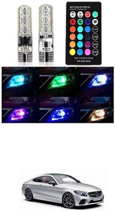 FKOK Car Parking Bulb with IR Remote For C200 Parking Light Car LED for Mercedes Benz (12 V, 24 W)