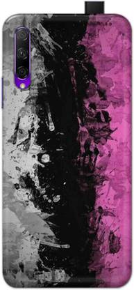 NDCOM Back Cover for Honor 9X Pro Pink Black Pattern Printed