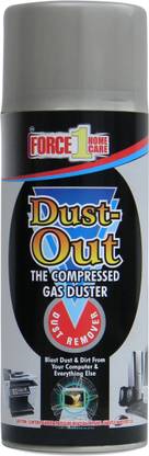 Force1HomeCare Dust Out Gas Duster Computer Cleaner (250ml) for Computers, Gaming, Laptops, Mobiles