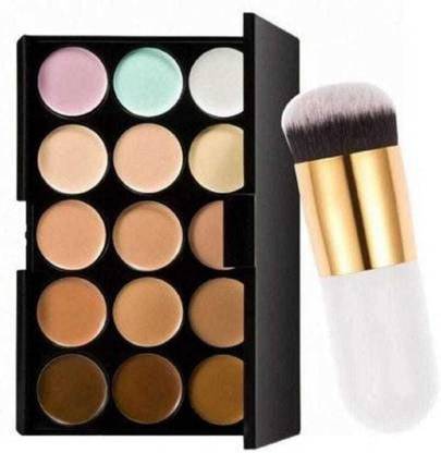 Ridoy 15 color concealer palette With Concealer brush