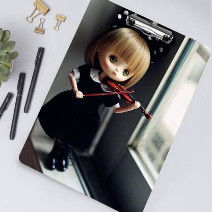RETAIL DÉCOR Cute Anime Doll Exam Pad