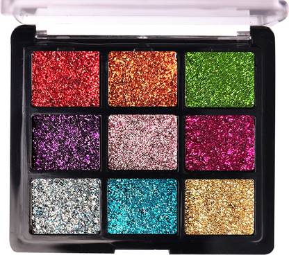 Cara Mia By Flipkart Pressed Glitter Eyeshadow Pallette (B) 9.9 g
