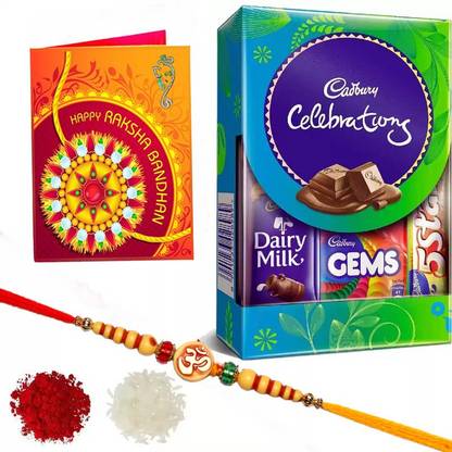 Suppro rakhi with chocolate cadbury O5 Assorted Gift Box