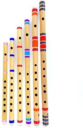 MAGA MART Flute Six Pcs Set G Sharp C Sharp A Scale G Scale C Scale B Scale Flute Bamboo Flute