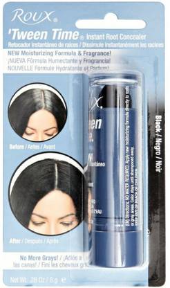 Roux Temporary Haircolor Touch-Up Stick Black , Black