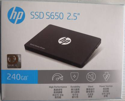 Hp S650 240 GB लैपटॉप, डेस्कटॉप, सर्वेलैन्स सिस्टम, ऑल इन वन PC इंटरनल सॉलिड स्टेट ड्राइव (S650)