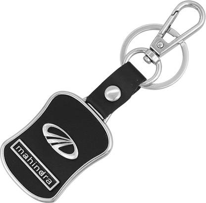FOXR For Mahindra Thar & Scorpio Car Premium Quality Leather Key Chain
