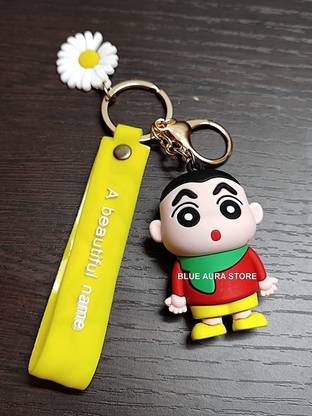 KYOP Big Heavy Shinchan Keychain with Strap Charm Key Chain