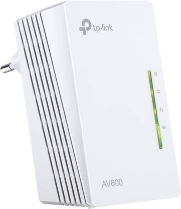 TP-Link TL-WPA4220 AV600 300Mbps Wi-Fi Powerline Extender Wired Ethernet Lan Adapter compatible with Linux, Mac, Windows