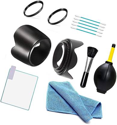 FND DSLR Combo Accessories Kit for Canon 700D EF-S 18-55 is II & 55-250 is II  Lens Hood