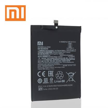 CARRY CLIEN Mobile Battery For  Mi Xiaomi Redmi Note 9 Pro BN52