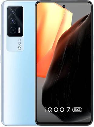 IQOO 7 5G (Solid Ice Blue, 256 GB)