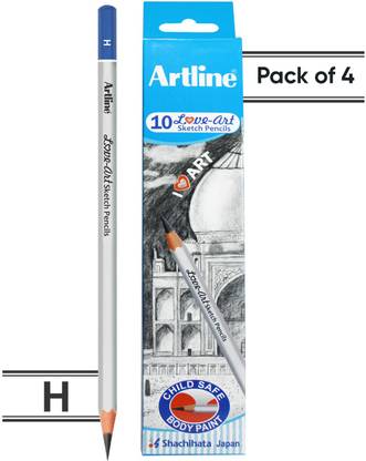 Artline Love Art Drawing & Sketching Series Child-Safe H Grade Pencil