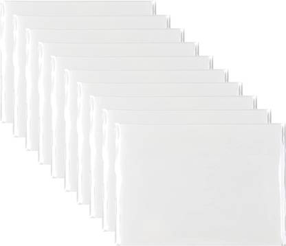 greencom (3X4)Transparent Sticky Not,Notes for Books Message Reminder,10 Packs 500 Sheets 50 Sheets Transparent, 1 Colors