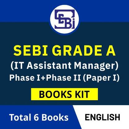 SEBI Grade A (Assistant Manager) IT Phase I + Phase II (Paper I) 2022 English Printed Books Kit By Adda247