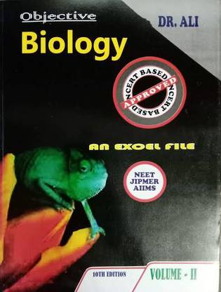 Objective Biology Dr Ali 10th Edition Volume 11 An Excle File Neet Jimper Aiims