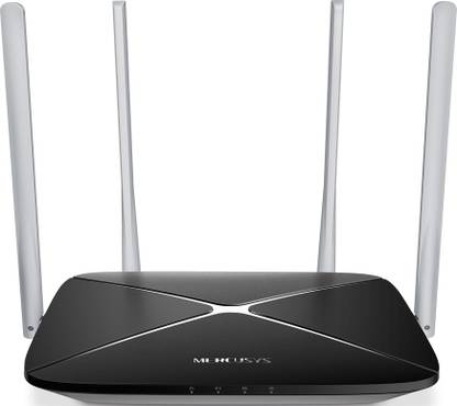 Mercusys AC 12 1200 Mesh Router 5 GHz 1200 Mbps Wifi Speed Dual Band External Antenna Ethernet (Cable Broadband)