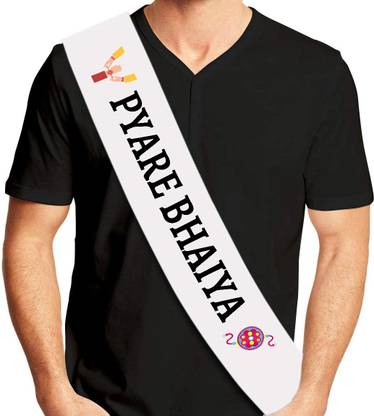 hubops Pyare Bhaiya Sash for Raksha Bandhan Celebration on Raksha Bandhan Sash