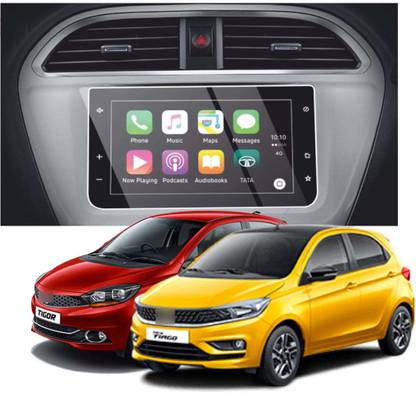 HELLOSCREEN Screen Guard for TATA TIAGO car dashboard screen (7 Inches)