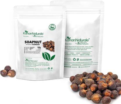 Kerala Naturals Aritha Powder (Reetha/Soapnut Powder) 300gm - Natural Shampoo for Shiny & Silky hair