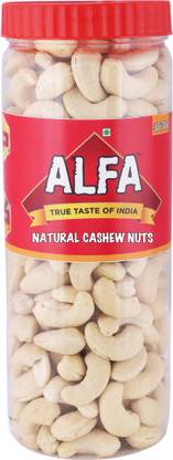 Alfa Foods and Snacks Natural Cashew Nuts | Fresh Cashew Nuts | Premium Kaju Cashews