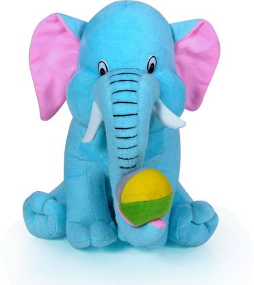 Gungun Toys Cute Blue Elephant (stuffed Toy)  - 30 cm