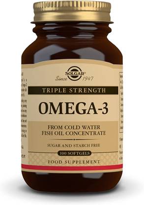 Solgar Triple Strength Omega-3 950 mg, 100 Softgels - Supports Cardiovascular