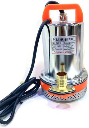 FLOJOY Solar Water Pump DC 12V 150W Max Head 25-30 Feet & Flow 4000Lph Submersible Water Pump