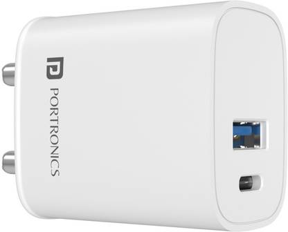 Portronics 30 W Quick Charge 3 A Wall Charger for Mobile