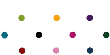 Comet Busters Round Velvet Multicolor Bindi (8 mm) (BV994) Forehead Multicolor Bindis