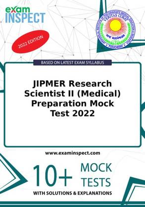 JIPMER Research Scientist II (Medical) Preparation Mock Test 2022