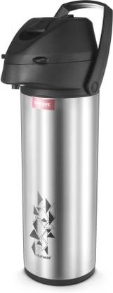 Trueware Stainless Steel Airpot with Pump Dispenser 1800 ml Steel Flask