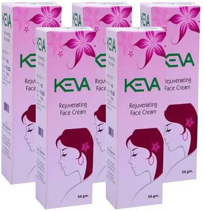 KEVA Rejuvenating Face Cream| Excellent Moisturizer & Revitalize the Skin (Pack of 5)