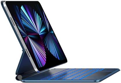 Typecase Edge Magic Style iPad case for iPad Air 5th, Air 4th Gen & iPad Pro 11 Bluetooth Handheld Tablet Keyboard Compatible with Desktop, Laptop, Mac