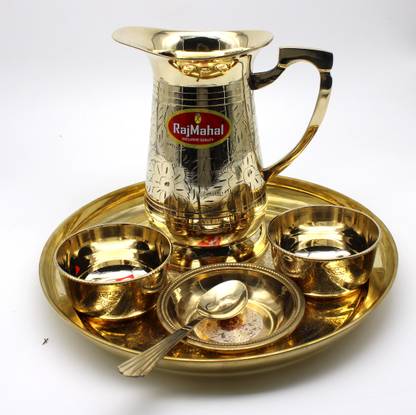 whitefox copper-jug-plat-katori-spoon-set Analog Kitchen Timer